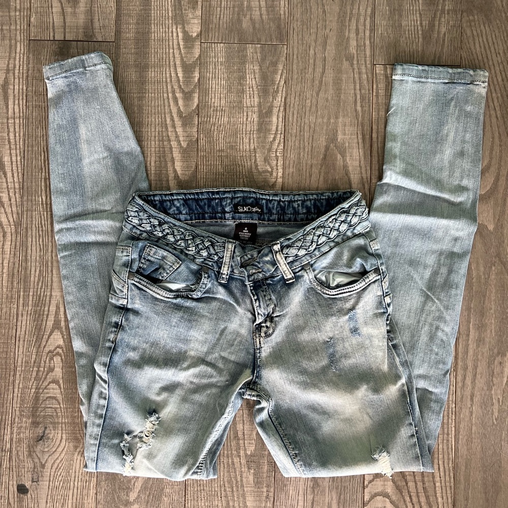 Women straight leg jeans